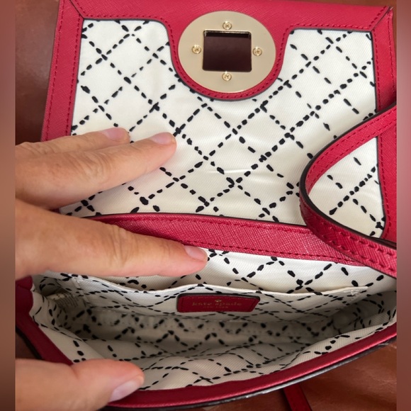 Kate Spade NY Newbury Lane Sally Red Crossbody Bag - EUC - Picture 11 of 13